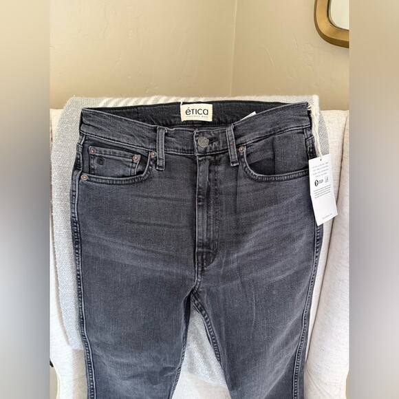 Etica Black Wash Jeans Skinny Jean Women’s size Size 27 - Picture 2 of 3